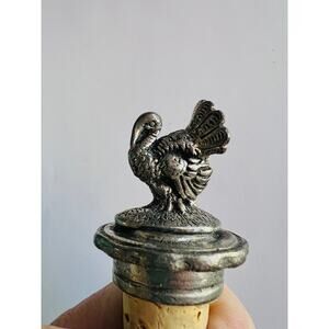 Williams Sonoma Turkey Wine Bottle Stopper Barware Collectible Thanksgiving